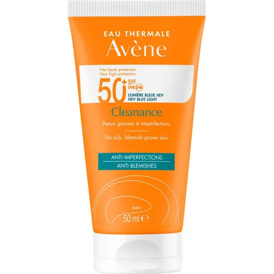 Avène Cleanance Solar Peau Grasse SPF 50+ 50 ml