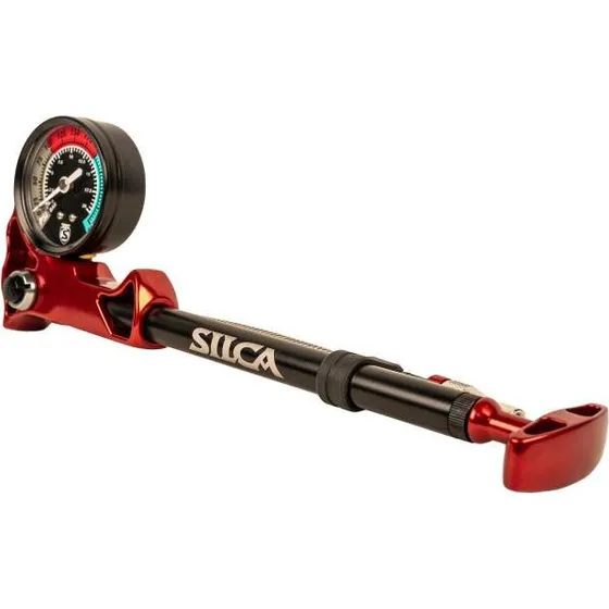 SILCA Ultimate Shock — Pompe suspension rouge 300psi