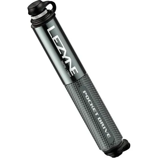 Lezyne Pocket Drive Gloss Pompe compacte argent