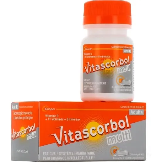 Vitascorbol Multi Sénior 30 Comprimés