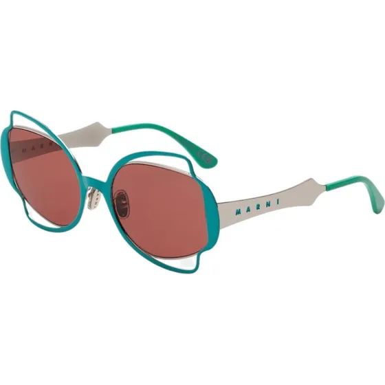 Marni WE3 Route Of The Sun - Lunettes de soleil géométriques vertes