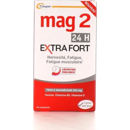Mag 2 24H Extra Fort 45 comprimés