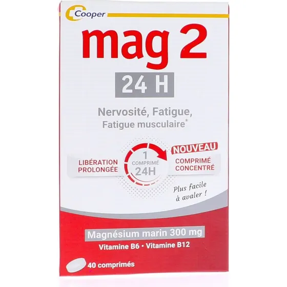 Cooper MAG2 24H Magnésium Marin 300mg