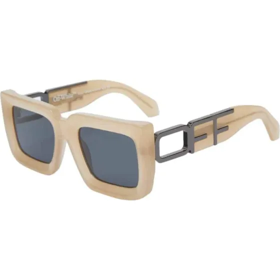 Off-White Lunettes de Soleil OERI073 Boston Beige et Gris