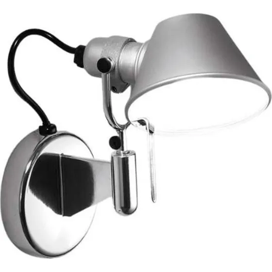 Artemide Applique murale LED Tolomeo Micro Faretto, 20 cm, Aluminium