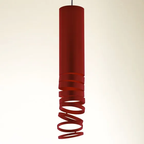 Artemide Suspension Decomposé Rouge - Design Aluminium