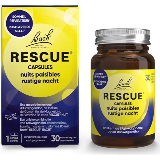 Bach Rescue Nuits Paisibles 30 Capsules