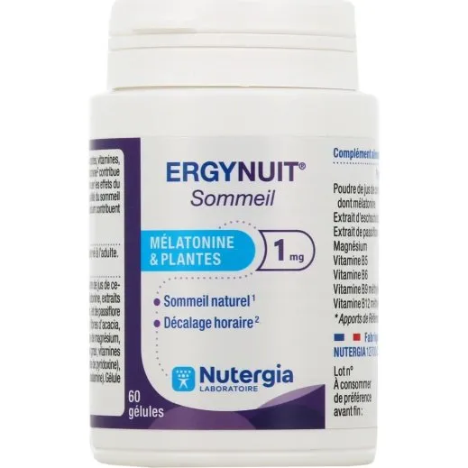 Nutergia Ergynuit Sommeil 1mg - 60 Glules
