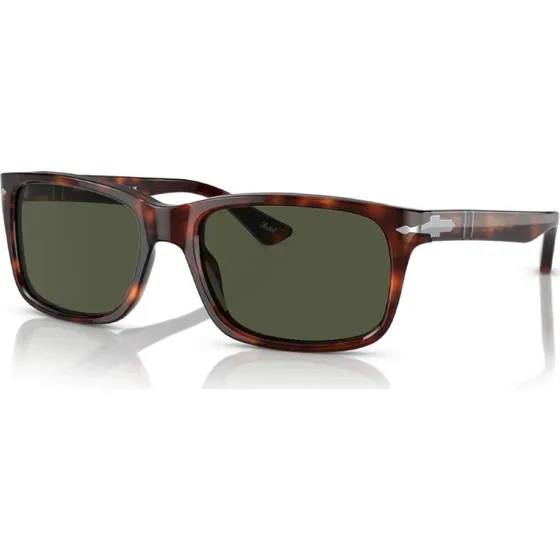 Persol Homme Lunettes de Soleil PO3048S 24/31 Géométriques Havane