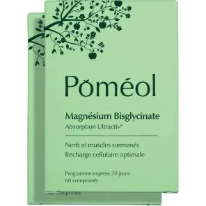 Poméol Magnésium Bisglycinate 60 comprimés