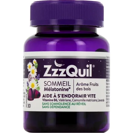 ZzzQuil Sommeil Mangue & Banane 60 Gummies