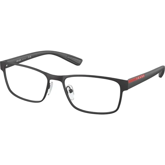 Prada Linea Rossa PS 50GV DG01O1 - Lunettes Optiques Carrées Noires