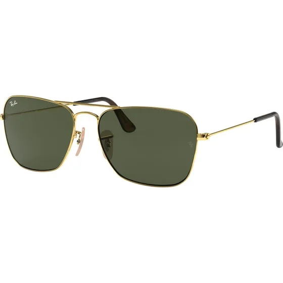 Ray-Ban RB3136 Caravan Lunettes de Soleil Or et Verres G15