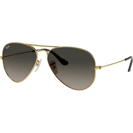 Ray-Ban RB3025 Aviator Lunettes de Soleil Métal Or et Verres Gris
