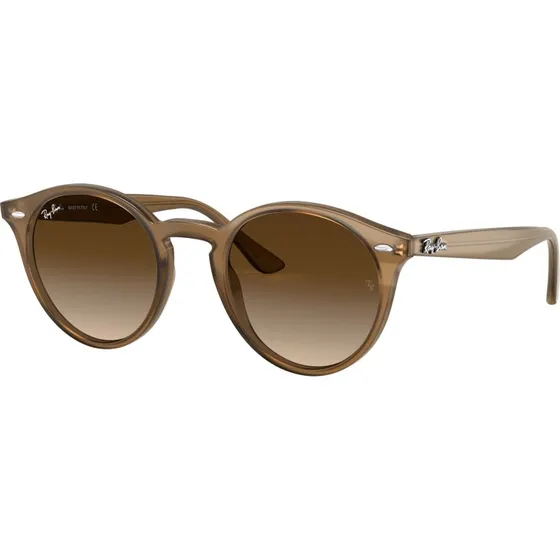 Ray-Ban RB2180 Lunettes de Soleil Rondes Marron Unisexe