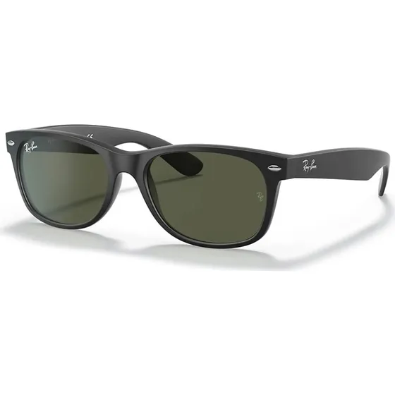 Ray-Ban RB2132 New Wayfarer - Lunettes de Soleil Carrées Noir & Vert G-15