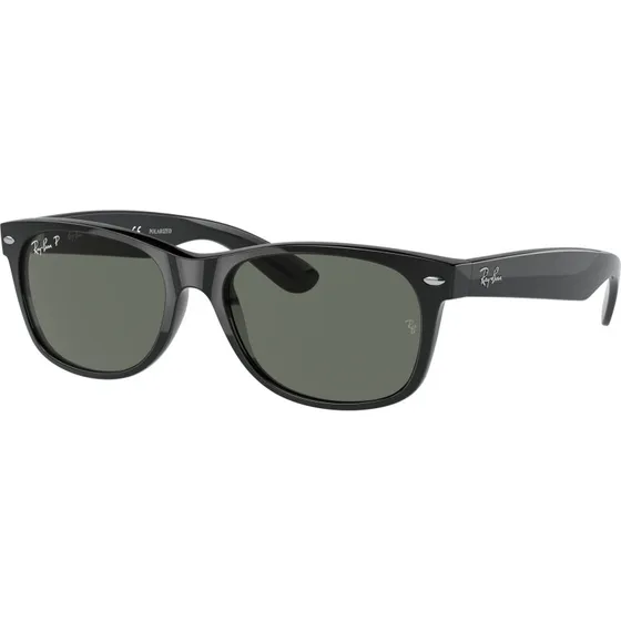 Ray-Ban RB2132 New Wayfarer Lunettes de Soleil Polarisées Noir/Vert