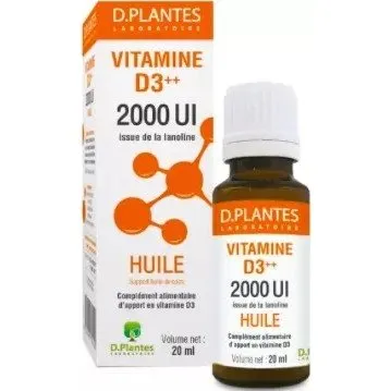 D.Plantes Vitamine D3++ 2000 UI 20 ml