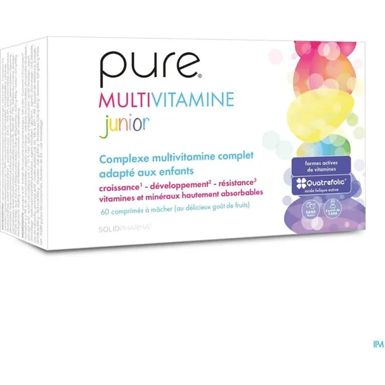 Pure Multivitamine Junior Comprimés à Croquer 60