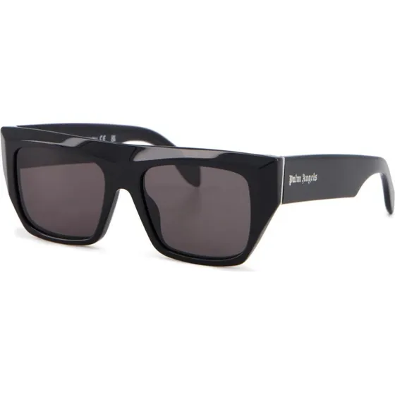 Palm Angels Lunettes de Soleil Peri052 Niland Carrées Noires et Grises