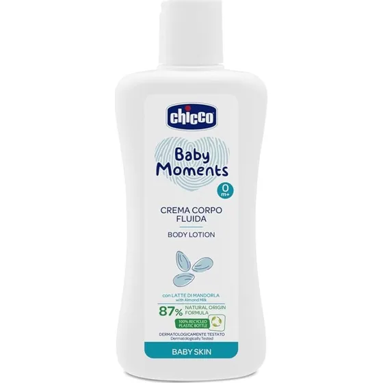 Chicco Baby Moments Crme Corps Fluide 200 ml