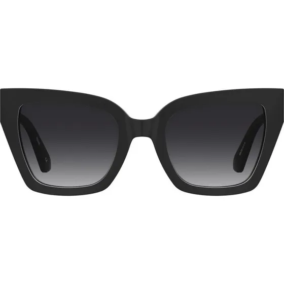 Moschino MOS161/S Lunettes de Soleil Carrées pour Femme - Noir/Gris