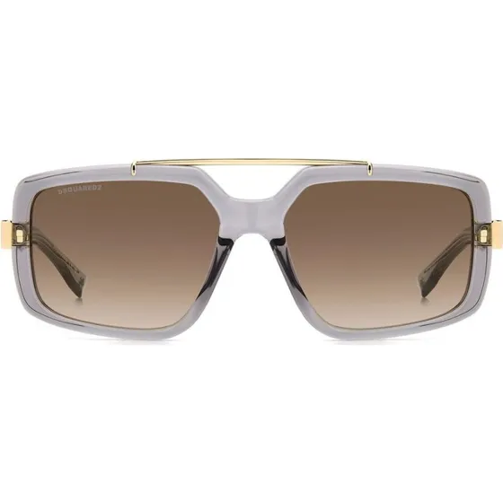 Dsquared2 D2 0120/S Lunettes de Soleil Homme Géométriques Grises