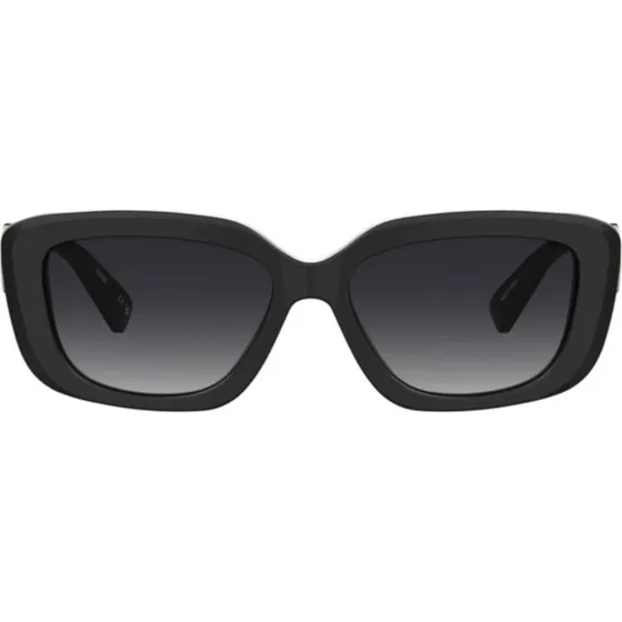 Moschino MOS168/S Lunettes de Soleil Rectangulaires Noires et Grises