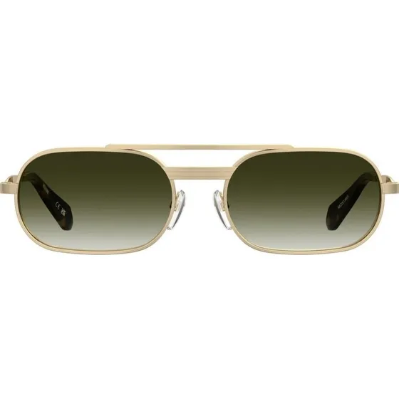 Moschino MOS198/S Lunettes de Soleil Ovales Vertes en Acier
