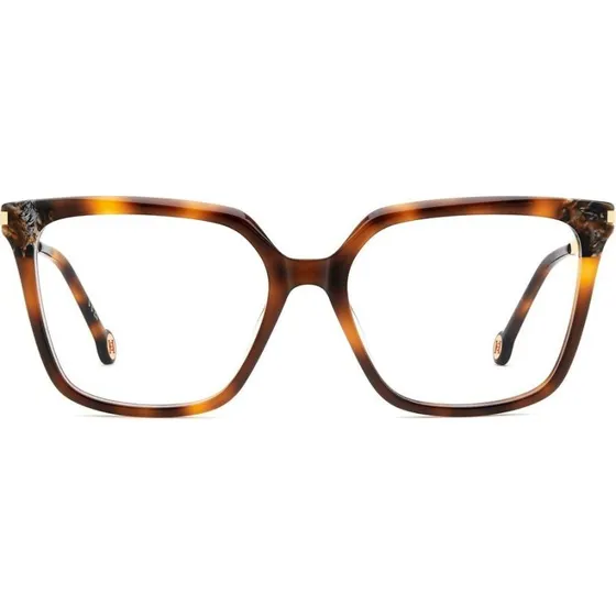 Carolina Herrera HER 0350 Lunettes de Vue Carrées Havane