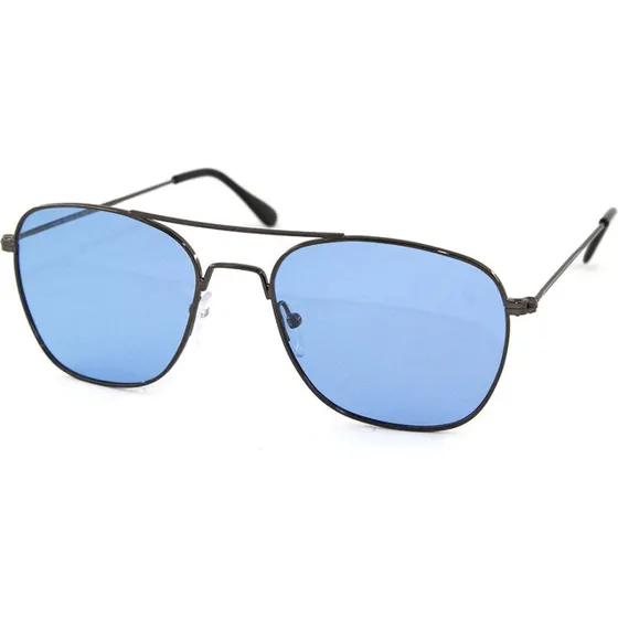 Exit+ Lunettes de soleil EX360 C.04 Carré Métal Bleu Fusil