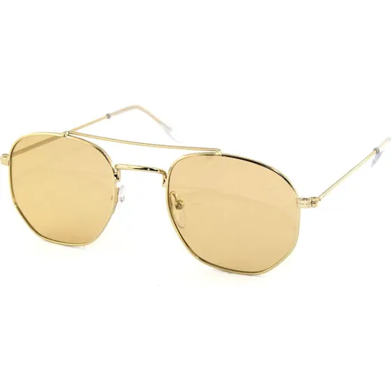 Exit+ Lunettes de soleil EX361 C.01 Géométriques en Métal Or