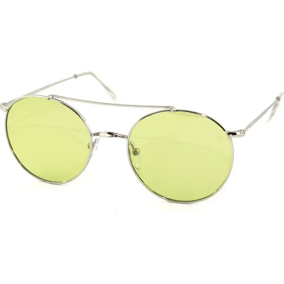 Exit+ Lunettes de soleil EX362 C.02 Rondes en Métal Argent