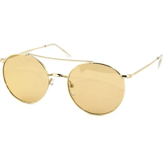 Exit+ Lunettes de soleil EX363 C.01 Rondes en Métal Or