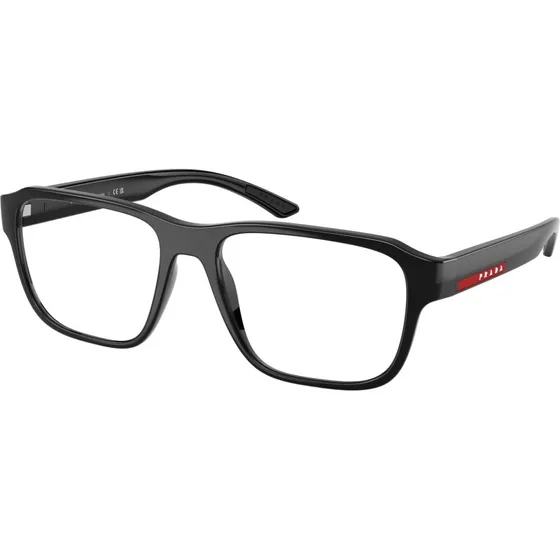 Prada Linea Rossa PS 05RV 1AB1O1 - Lunettes Optiques Géométriques Noires