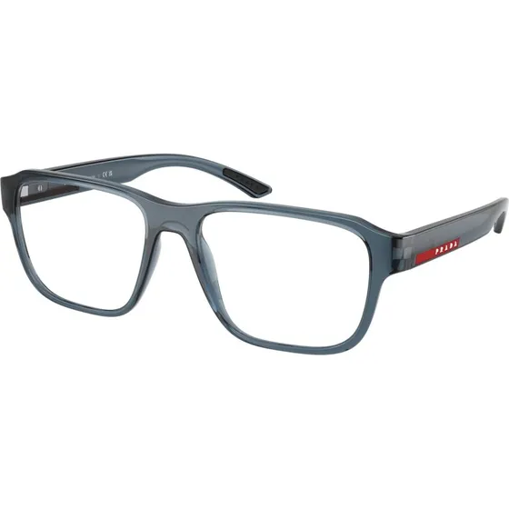 Prada Linea Rossa PS 05RV CZH1O1 - Lunettes Optiques Bleues Géométriques