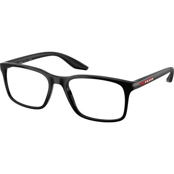 Prada Linea Rossa PS 08RV 1AB1O1 - Montures Optiques Injectées Noires