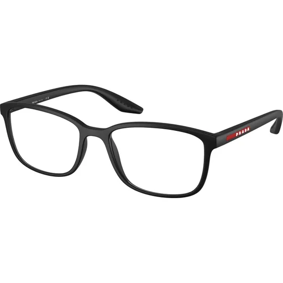 Prada Linea Rossa PS 07RV 1BO1O1 Montures Optiques Noires Homme