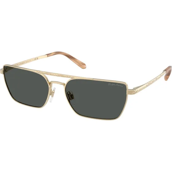 Ralph Lauren RL7092 Lunettes de soleil Carrées Or et Gris
