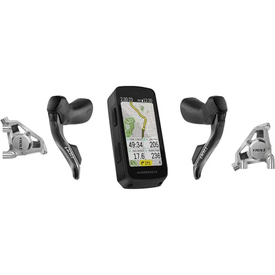 SRAM RED AXS E1 + Hammerhead Karoo Kit Rouge