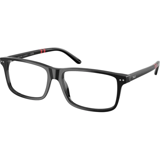 Polo Ralph Lauren PH2296 5001 Lunettes de Vue Carrées en Acétate Noir