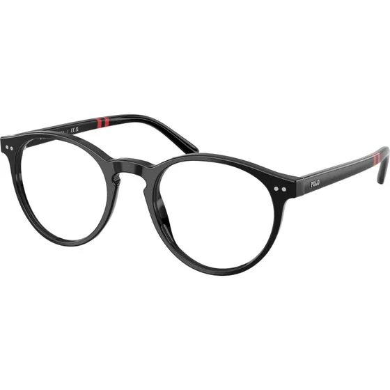 Polo Ralph Lauren PH2297 5001 Lunettes de vue Rondes en Acétate Noir