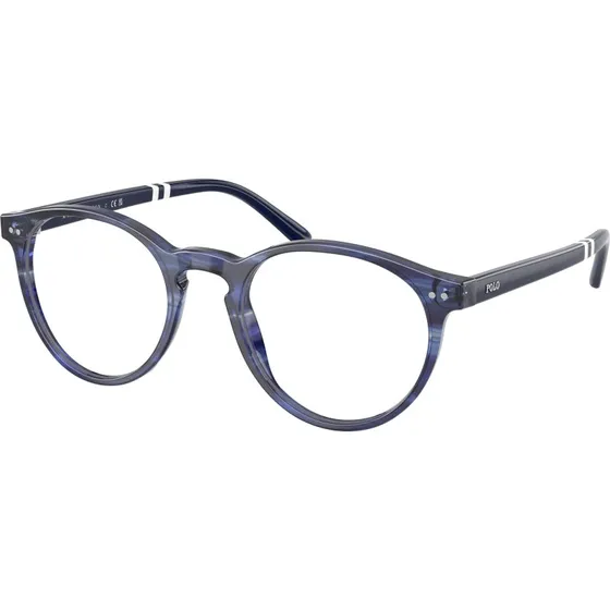 Polo Ralph Lauren PH2297 6314 - Lunettes de vue rondes en acétate bleu