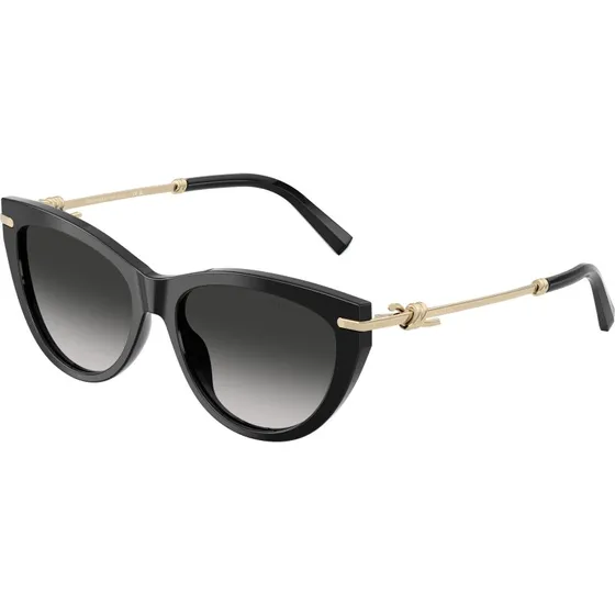 Tiffany TF4253 Lunettes de soleil Cat Eye Noir et Gris