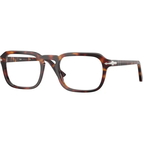 Persol PO3390V 24 Lunettes de Vue Carrées en Acétate Tortue