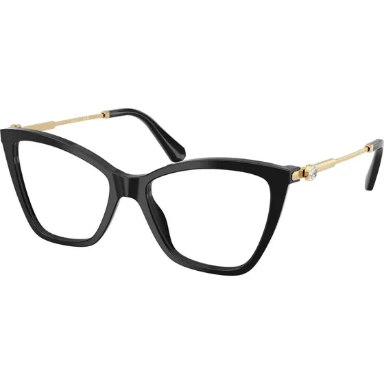Swarovski SK2051 1001 Lunettes de vue Cat Eye en Acétate Noir