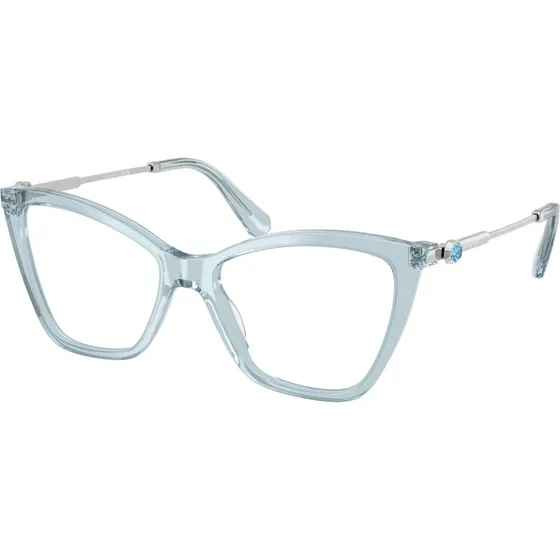Swarovski SK2051 1065 Montures Optiques Cat Eye Bleu pour Femme