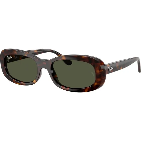 Ray-Ban RB2221 902/31 Lunettes de Soleil Rondes en Acétate Tortue