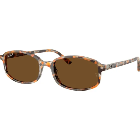 Ray-Ban RB2232 Lunettes de Soleil Géométriques Polarisées Marron