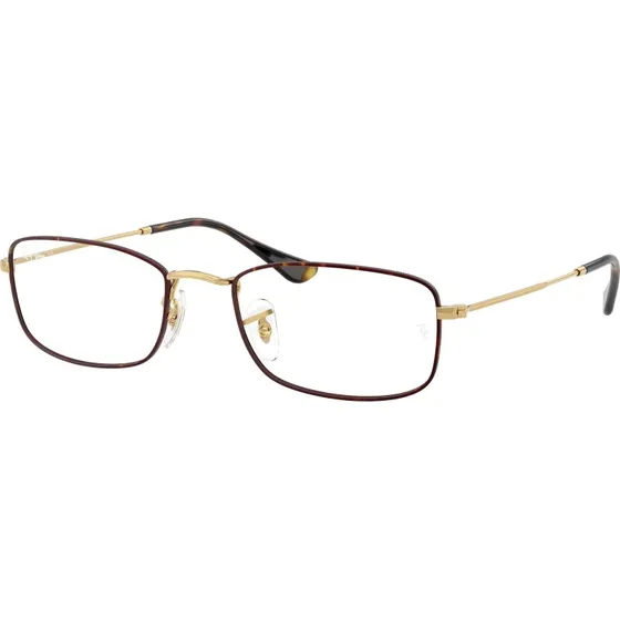 Ray-Ban RX6647 3177 - Montures Optiques Métal Géométrique Écaille
